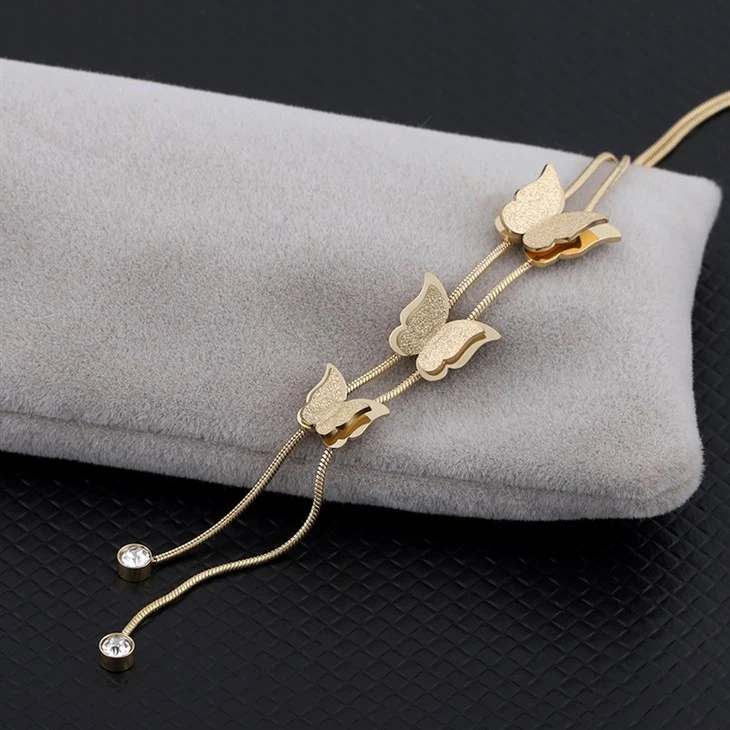 Triple Butterfly Drop Pendant Necklace best Triple Butterfly Drop Pendant Necklace best